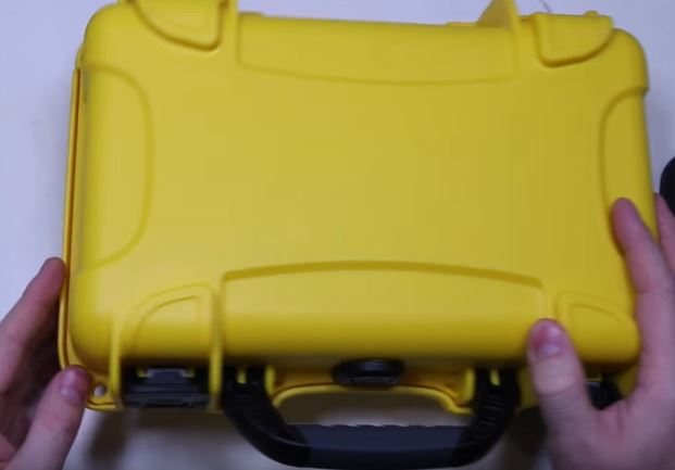 Nanuk 909 Pistol Case in Yellow - IP67 Rated