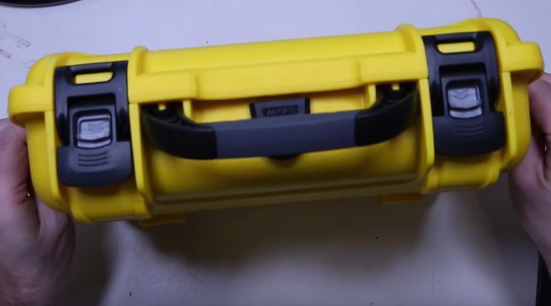 Nanuk 909 Pistol Case in Yellow