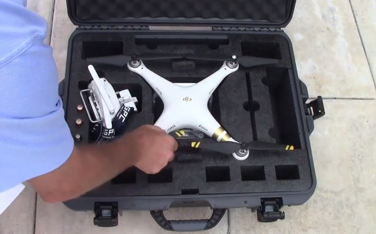 Nanuk 945 Hard Case for the Phantom 3 Intertior Foam