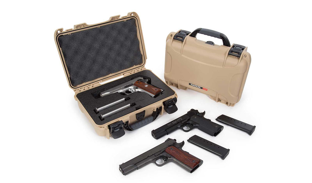 Nanuk 909 Single Gun Case in Tan