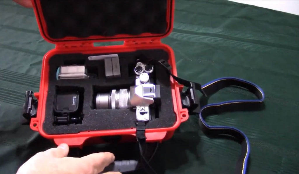Nanuk 904 Hard Case Housing a Camera and its Accesories