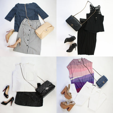 designer luxury consignment outfits 