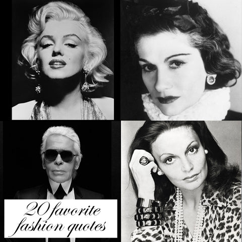 20 Favorite Fashion Quotes