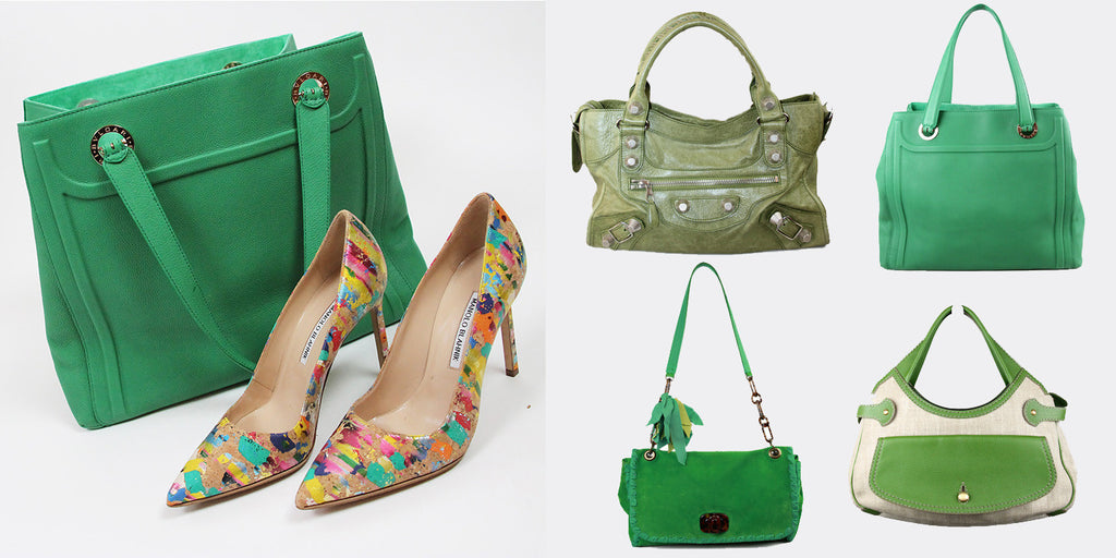 Spring trend: Green Handbags