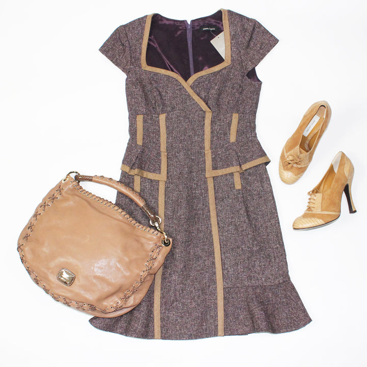 Nanette Lepore Dress and Jimmy Choo Bag