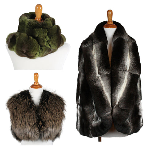 stay warm with fur from michael's consignment