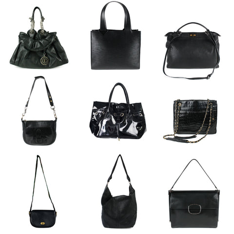 Black Designer Handbags for Less