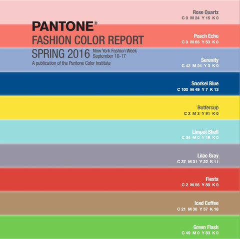 Pantone Spring 2016