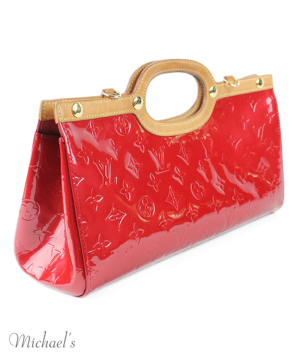 Louis Vuitton Red Monogram Patent Leather Bag - Michael&#39;s Consignment NYC