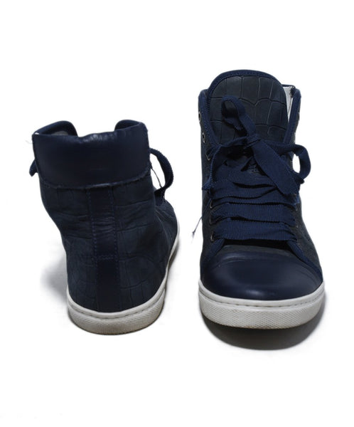 navy high top sneakers