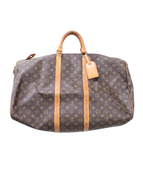Vuitton Brown and Tan Leather Duffle Bag – NYC