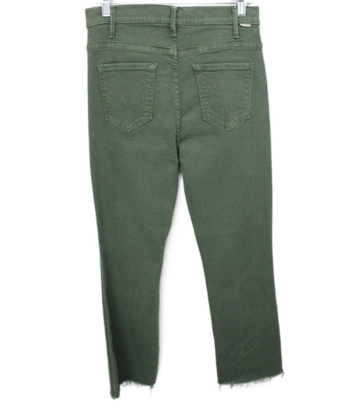 olive green denim pants