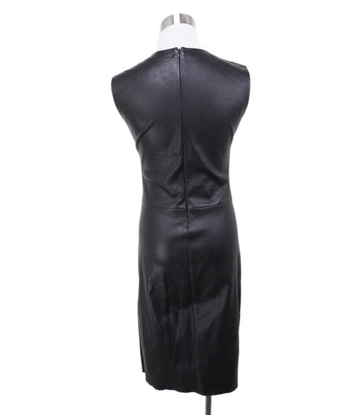 prada leather dress