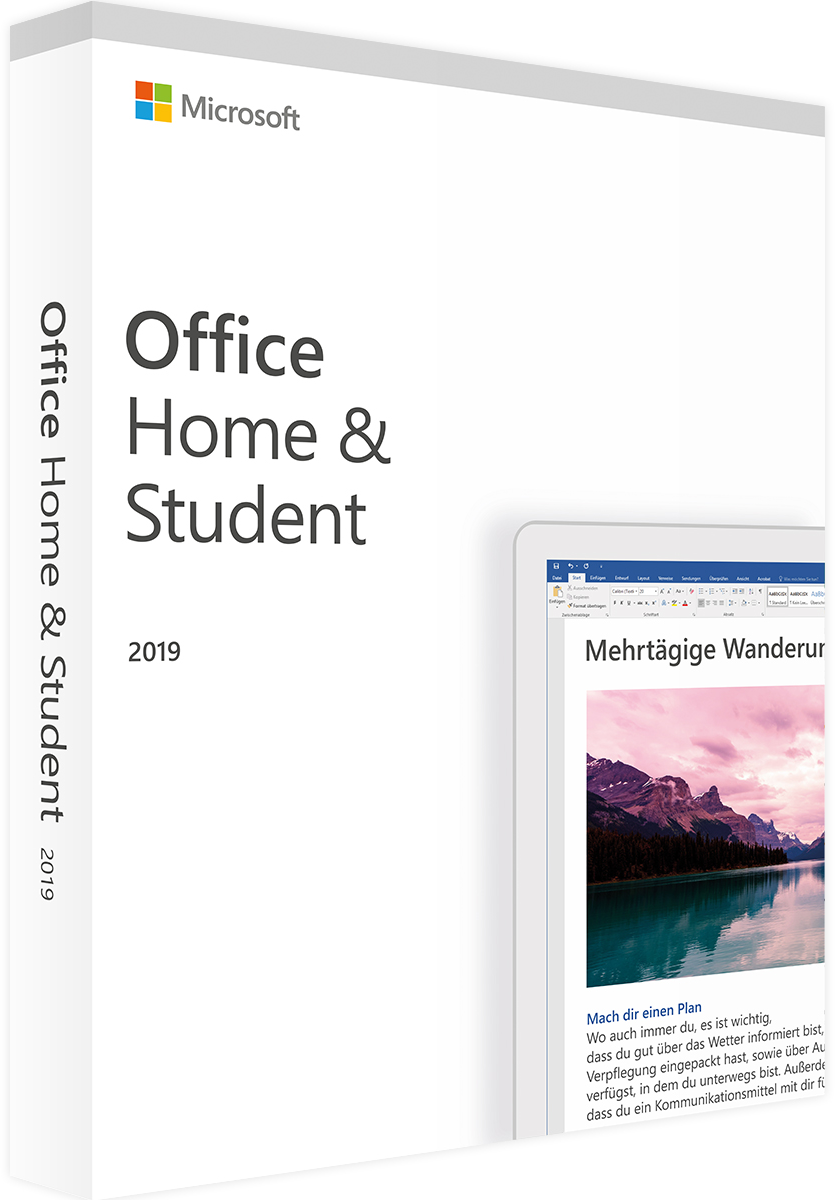 Office Home and Student 2019 download mac