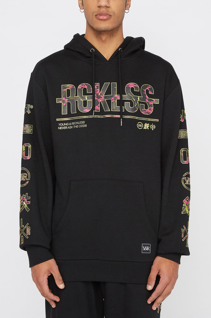 young and reckless hoodie white