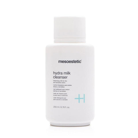 Cleanse with Mesoestetic Hydra Milk Cleanser