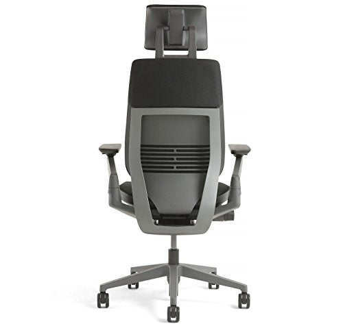 steelcase gesture office desk chair with headrest plus lumbar support