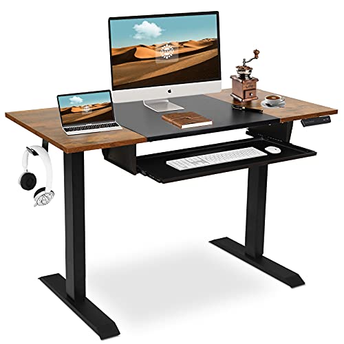 48 inch computer desk with keyboard tray