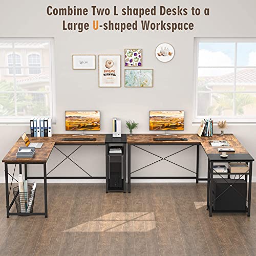 large l shaped desk home office