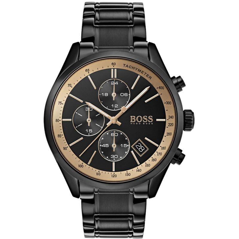 hugo boss grand prix watch silver