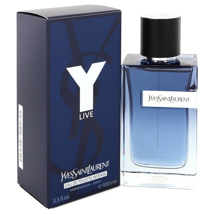 yves saint laurent perfume blue bottle