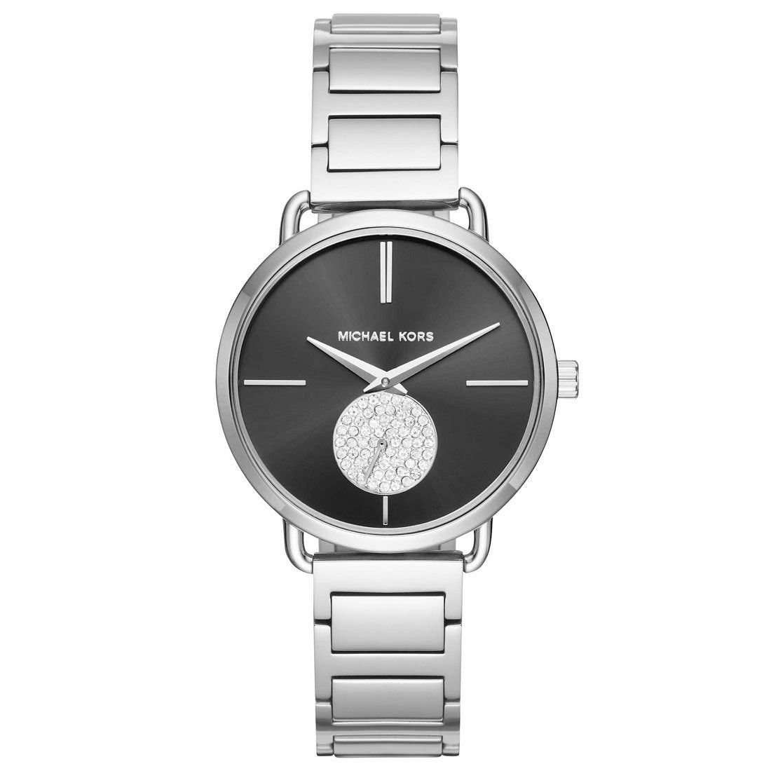 michael kors portia watch black