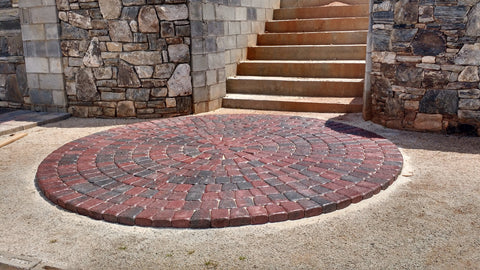 Pavers after being sealed