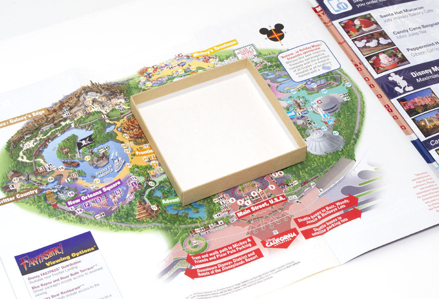 DIY Disneyland Theme Park Map Jewelry Box
