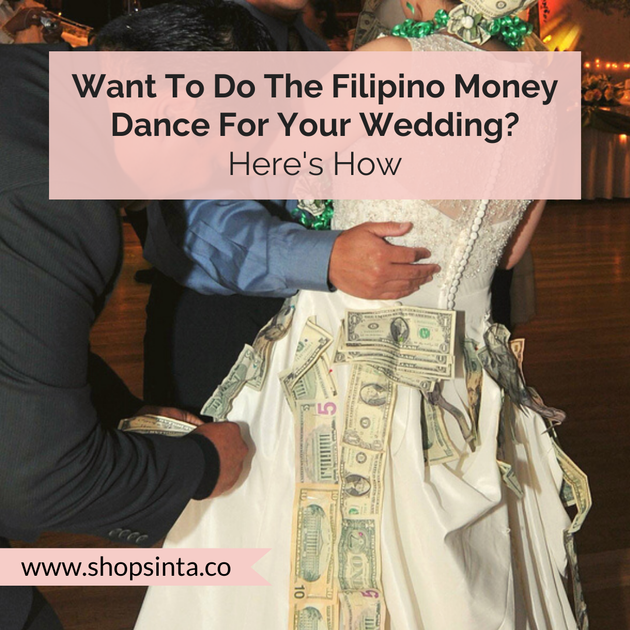 wishing the newlyweds good fortune with the wedding money dance - weddings in the philippines on money dance wedding origin