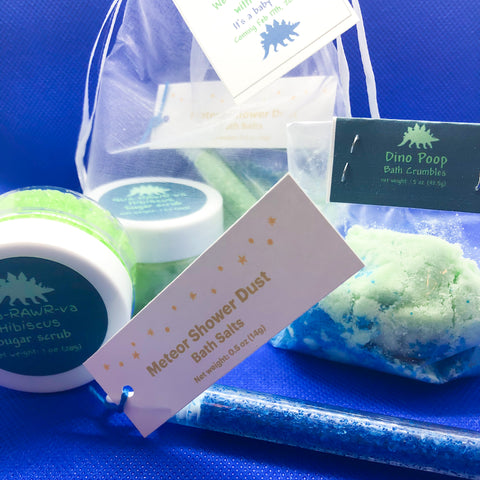 showcase of baby shower favors