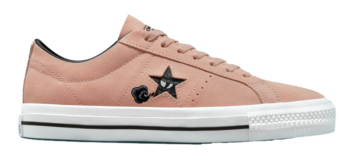 Cumbre Moretón Impermeable Converse One Star Pro Ox Skate Shoe in Pink, Clay White and Black – M I L O  S P O R T