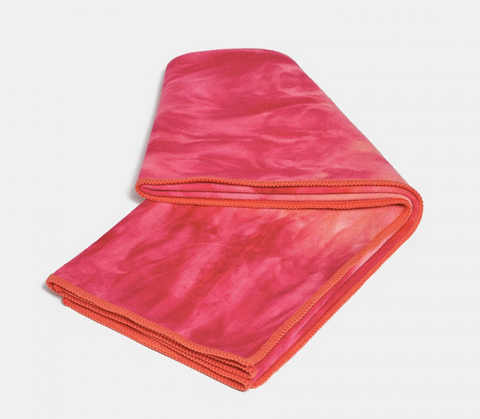 red micro fiber towel