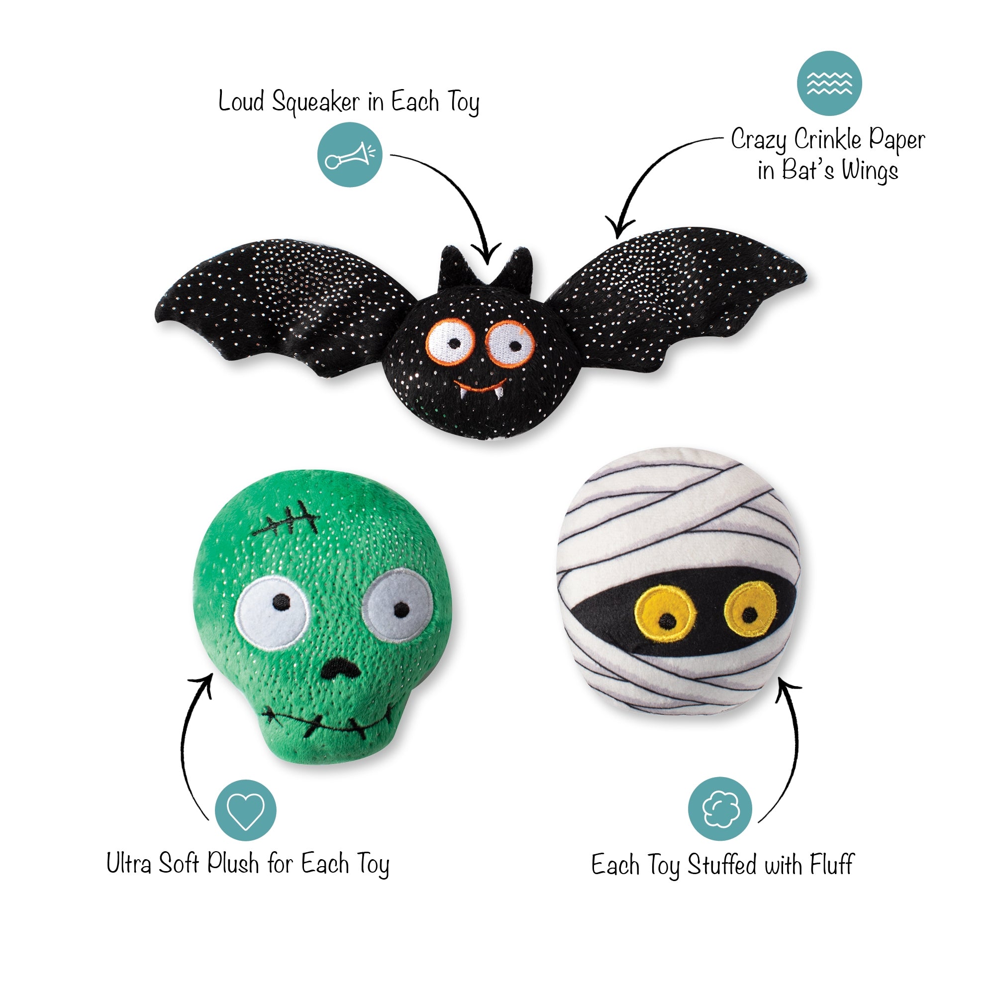 Better Off Undead Dog Toy Set