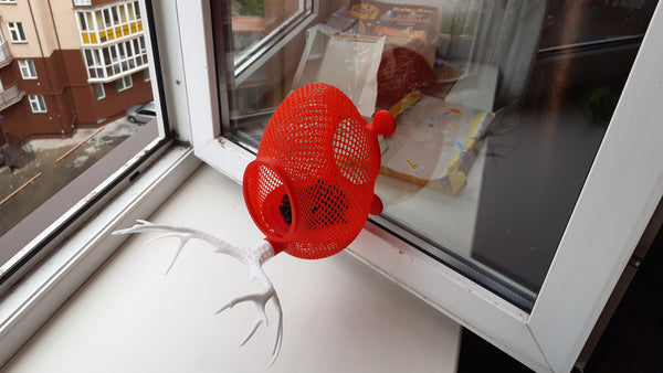 3D printed model on Anet A8 Plus: Bird Feeder