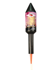 Proton Rocket - Purple Dahlia & Gold Strobe Willow