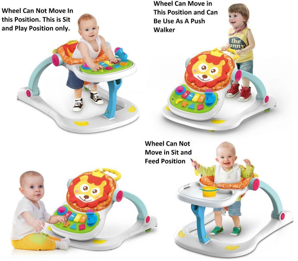 sit in baby walker with wheels