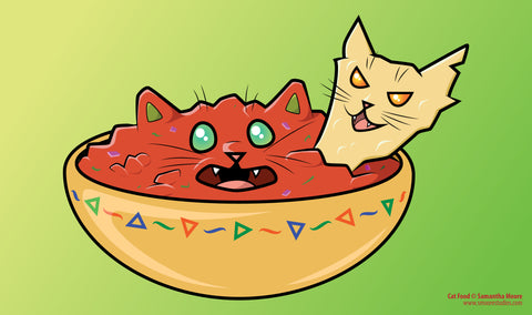 salsa cat playmat