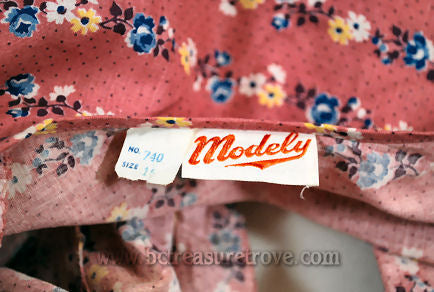 Modely label in 1930s Hostess Gown