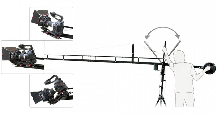 Proaim 18ft Film Crane with Jib Stand jib crane