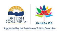 Canada 150 and Province of BC Logos