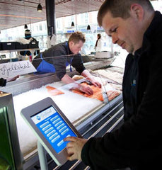 Bergen Fish Market iPad ordering kiosk