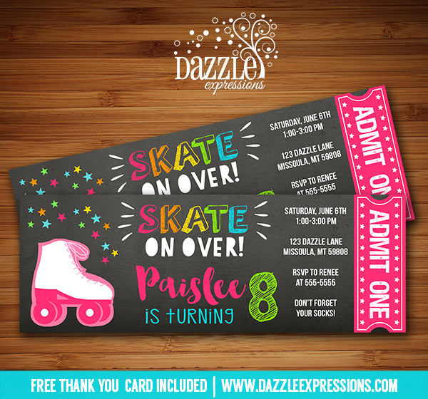 roller-skating-chalkboard-ticket-invitation-5-free-thank-you-card