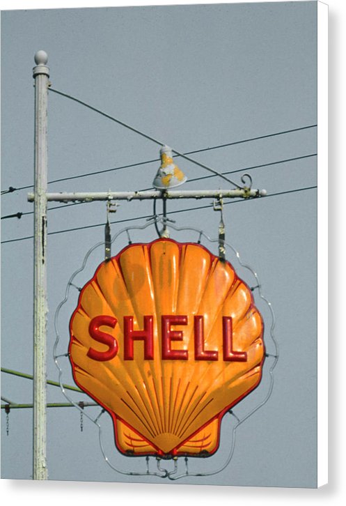 old shell signs
