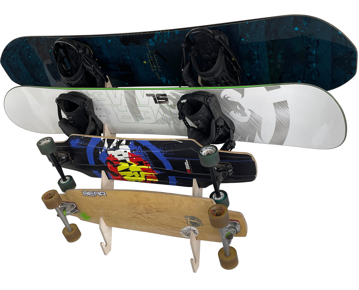 Details about   Display Storage Rack Wall Mount Hanger Holder for Snowboard Skateboard Longboard 