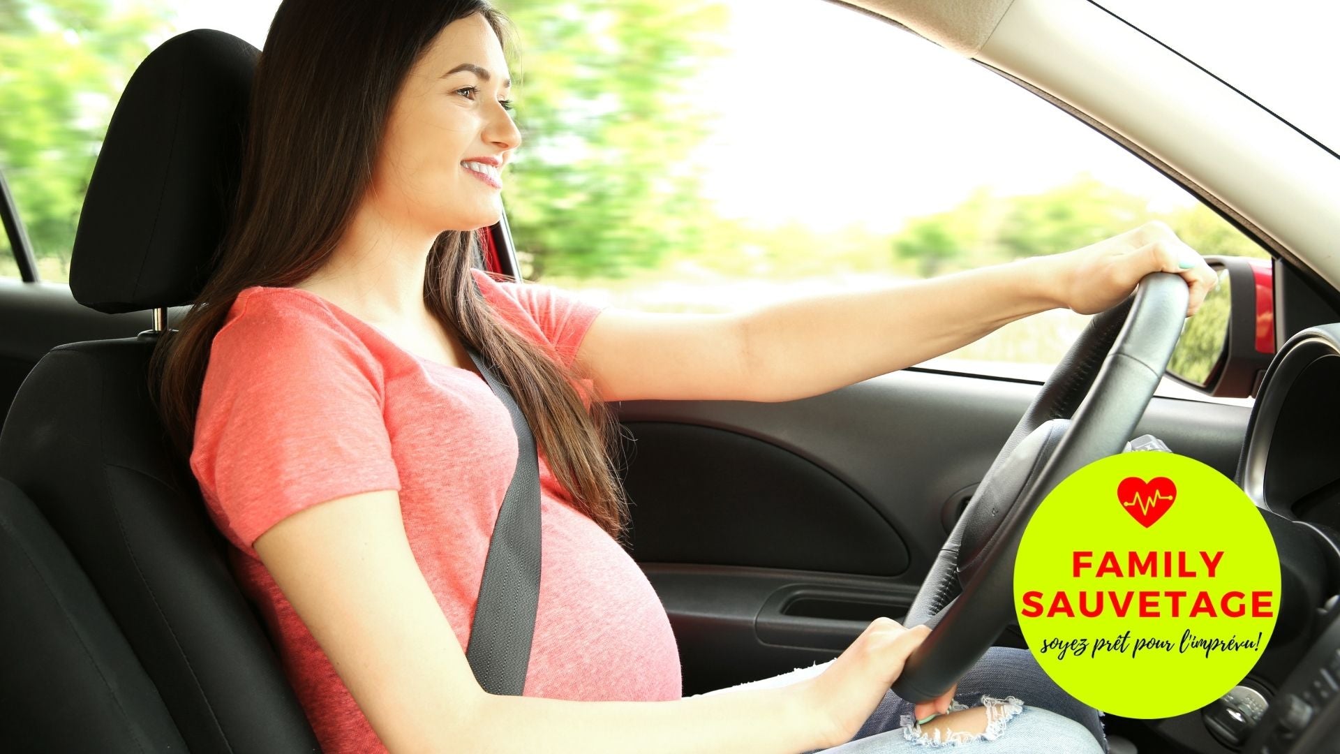 Ceinture de maternité de voiture - Femme enceinte - Protégez votre