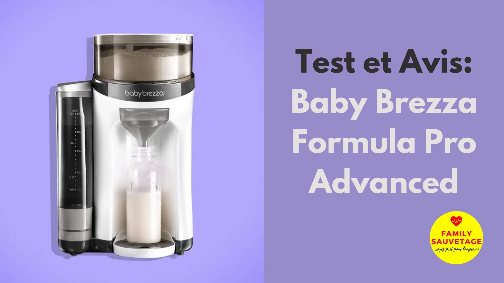 Baby Brezza Formula Pro Advanced - Chauffe-biberon Baby Brezza sur