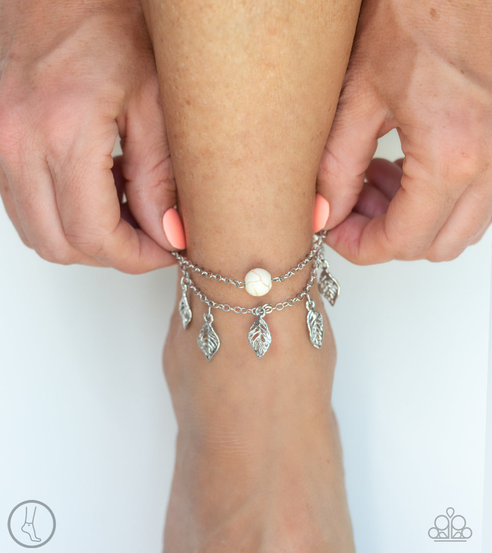 white anklet