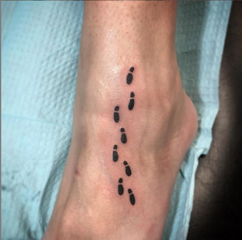 Small Footsteps Tattoo