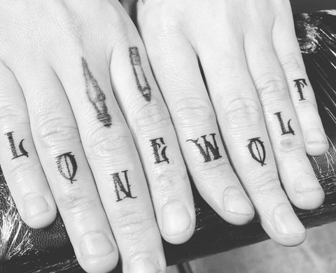 Small Letter Tattoos