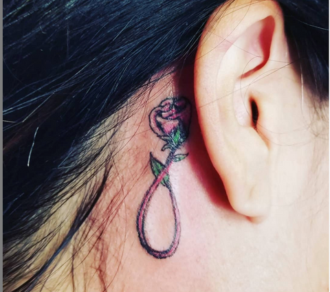 Small Rose Flower Tattoos